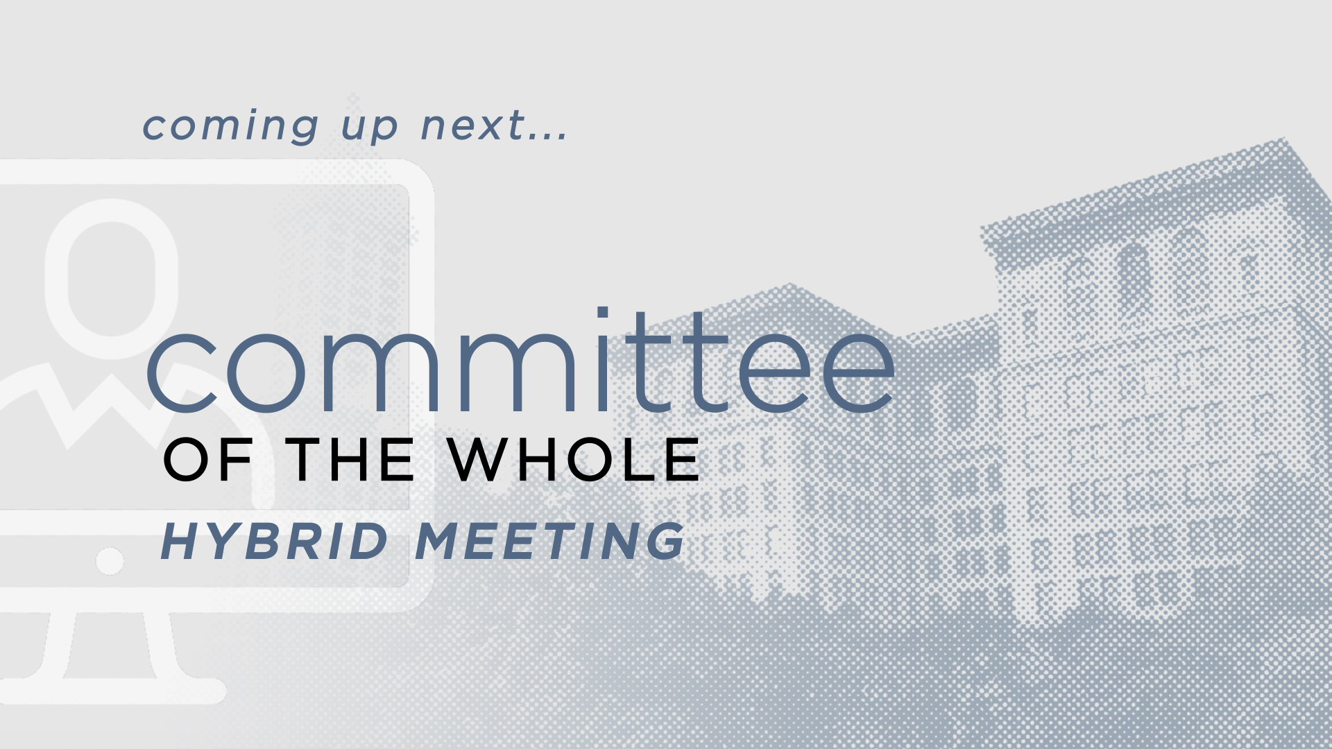 Thumbnail image for Committee of the Whole 1-27-26